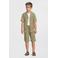 Me & My Monkey overhemd van badstof khaki