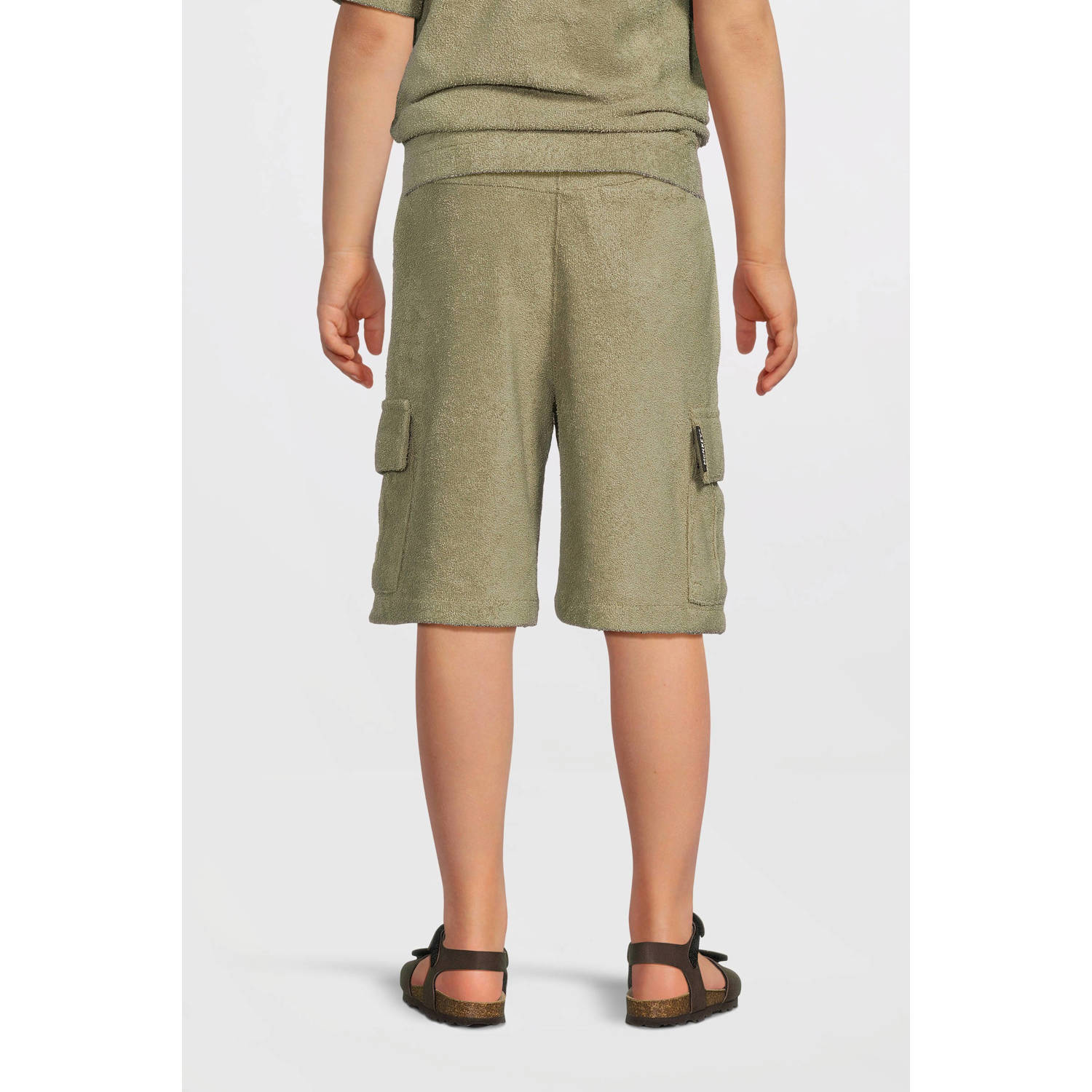 Me & My Monkey short van badstof khaki