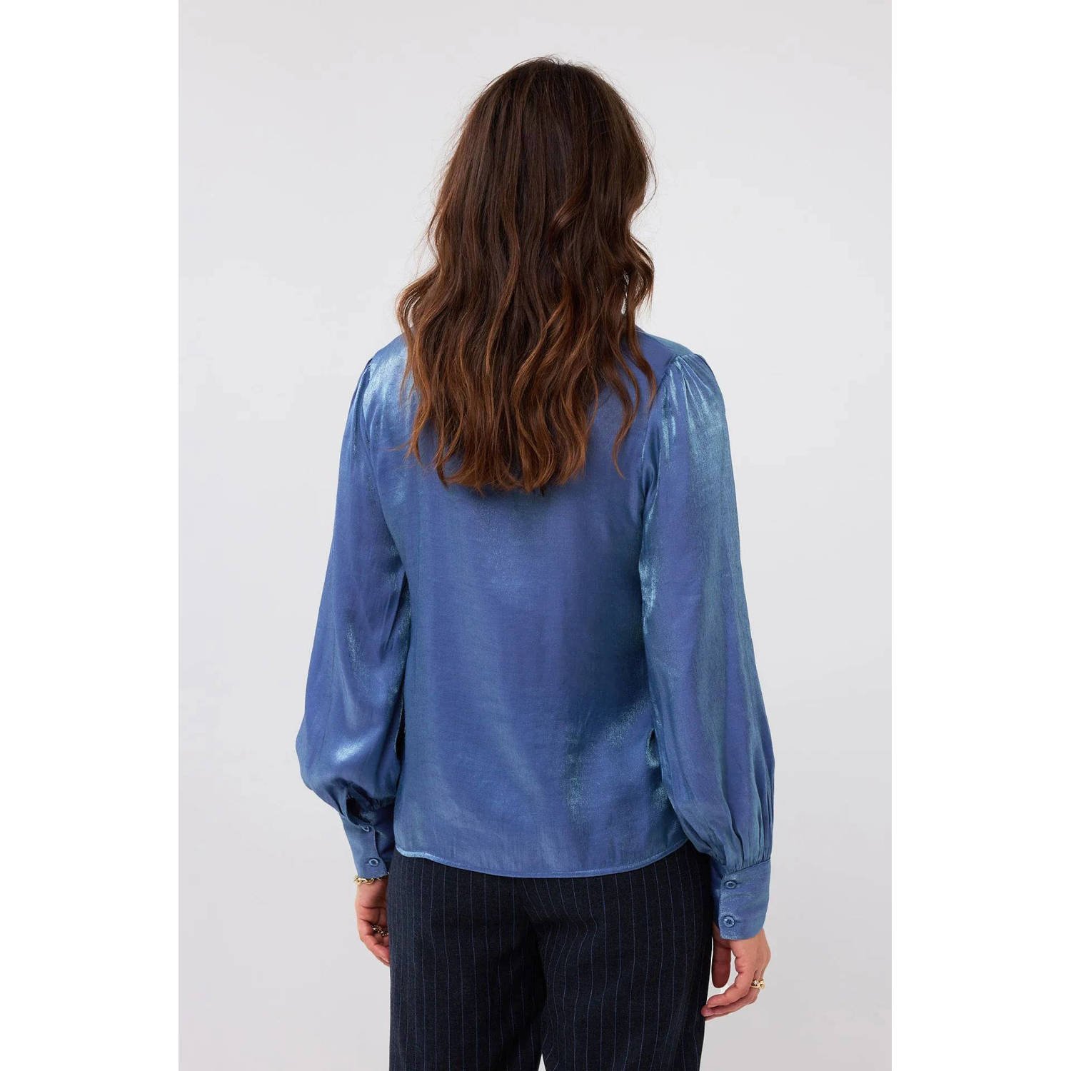 Ydence blouse blauw