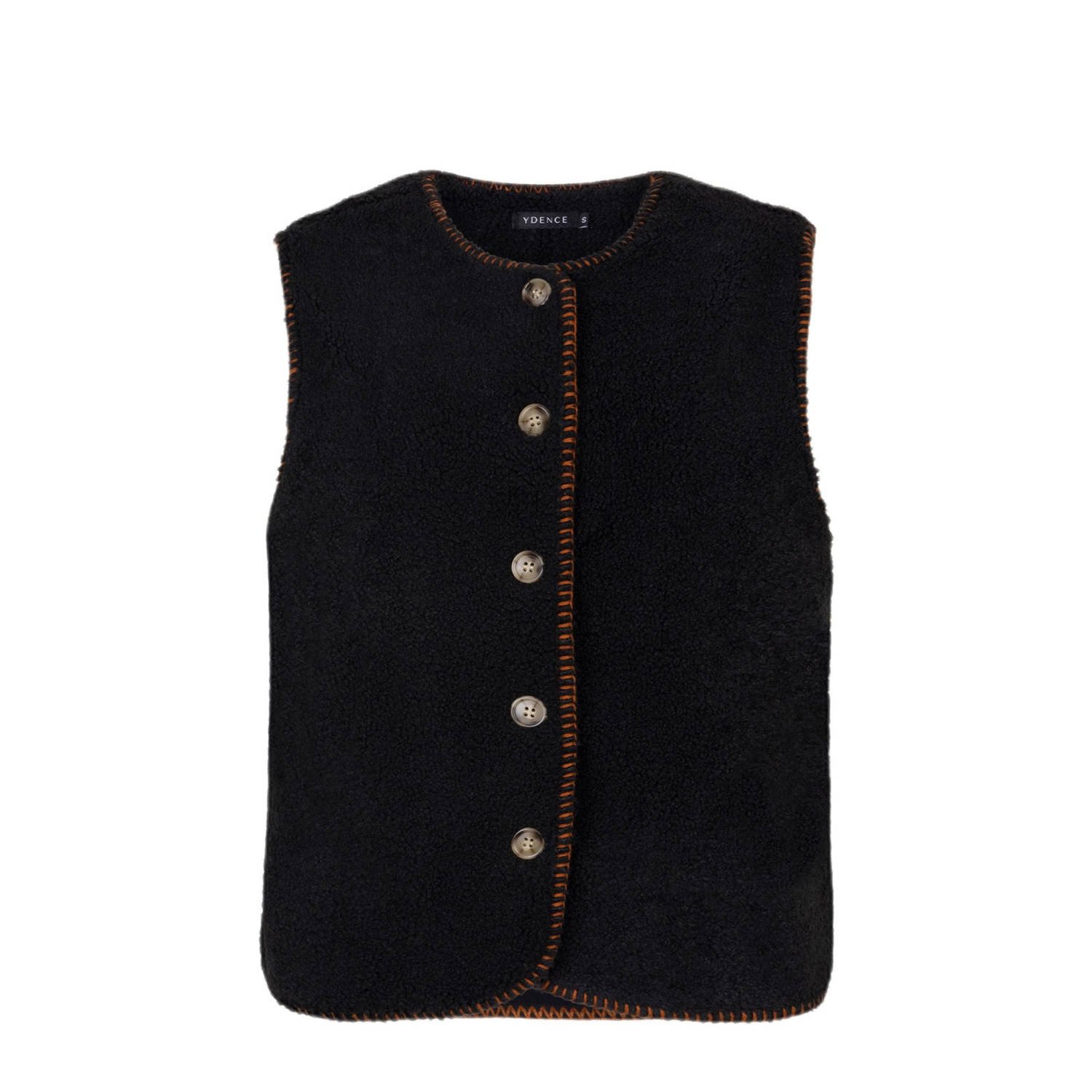 YDENCE Dames Blazers Gilet Evelynn Zwart