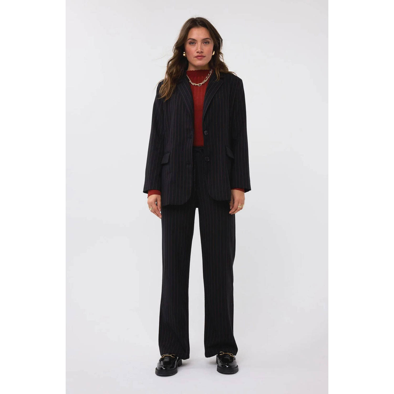 Ydence oversized blazer zwart