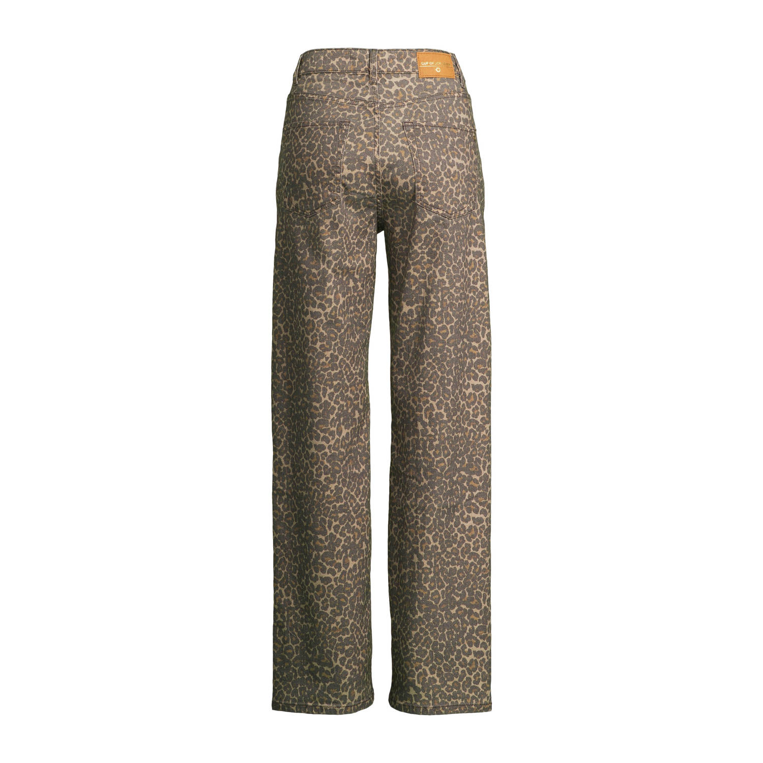 Cup of Joe Denim high straight leg jeans bruin