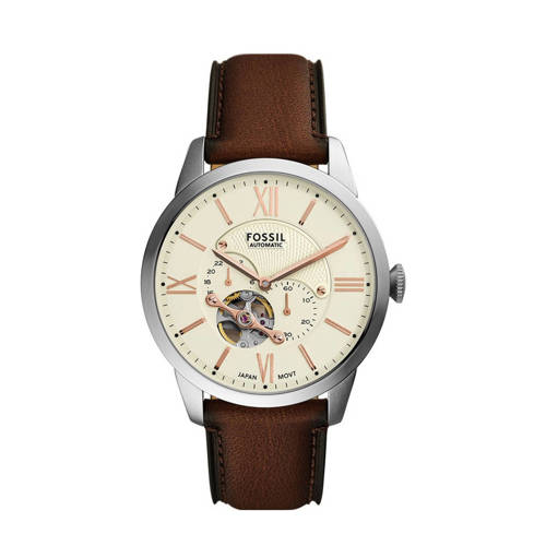 Fossil horloge ME3266 Townsman zilverkleurig afbeelding