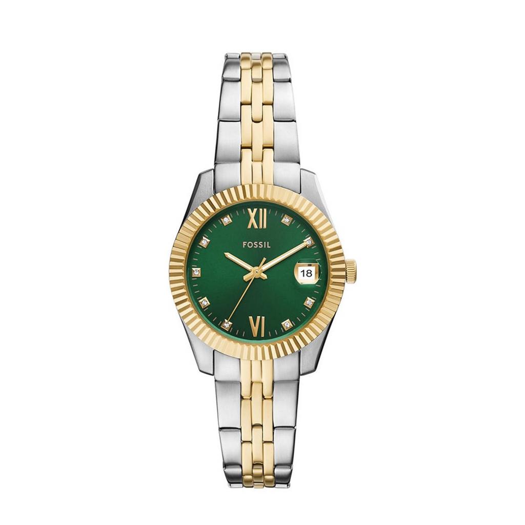 Fossil horloge ES5388 Scarlette zilverkleurig