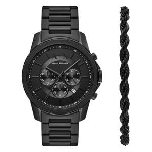 horloge + armband AX7163SET zwart