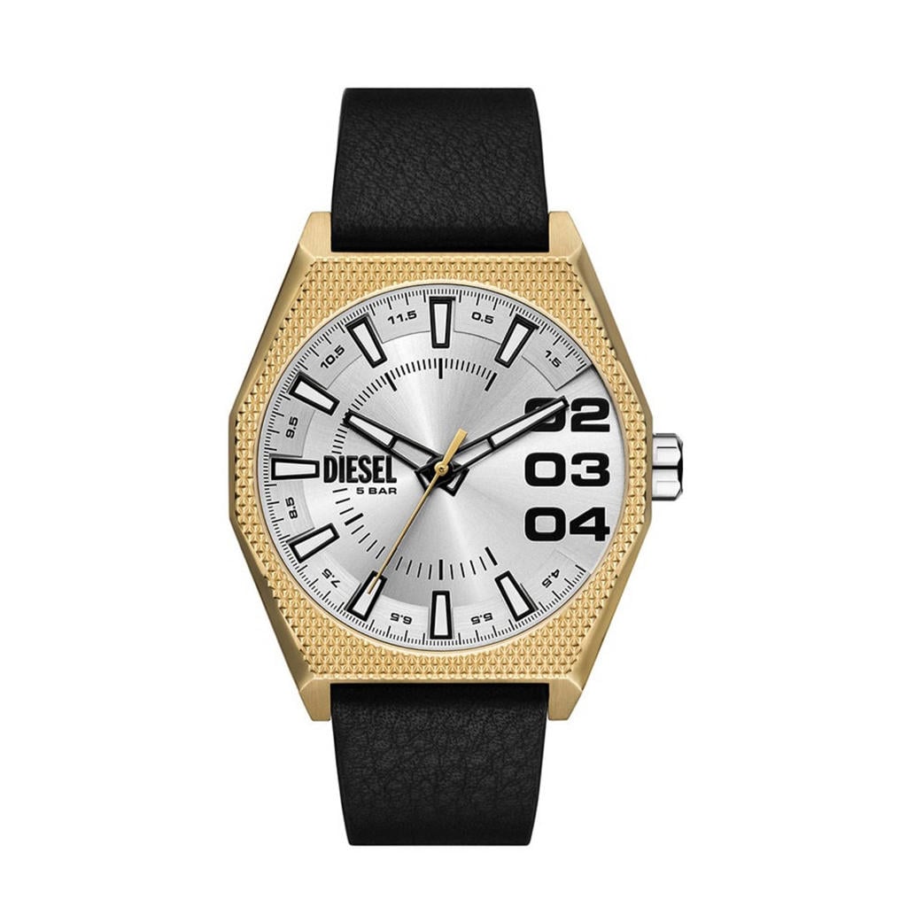 Diesel horloge DZ2219 Scraper zwart