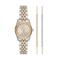 Michael Kors horloge + armband MK4815SET Lexington zilverkleurig