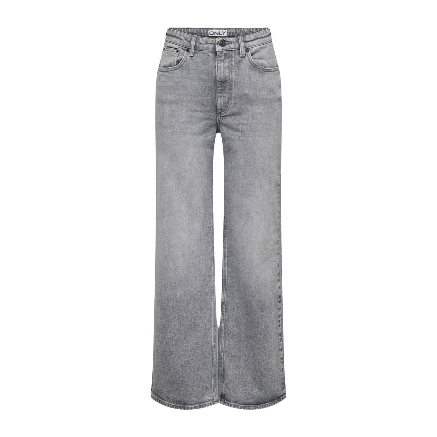 ONLY TALL high waist wide leg jeans grey denim
