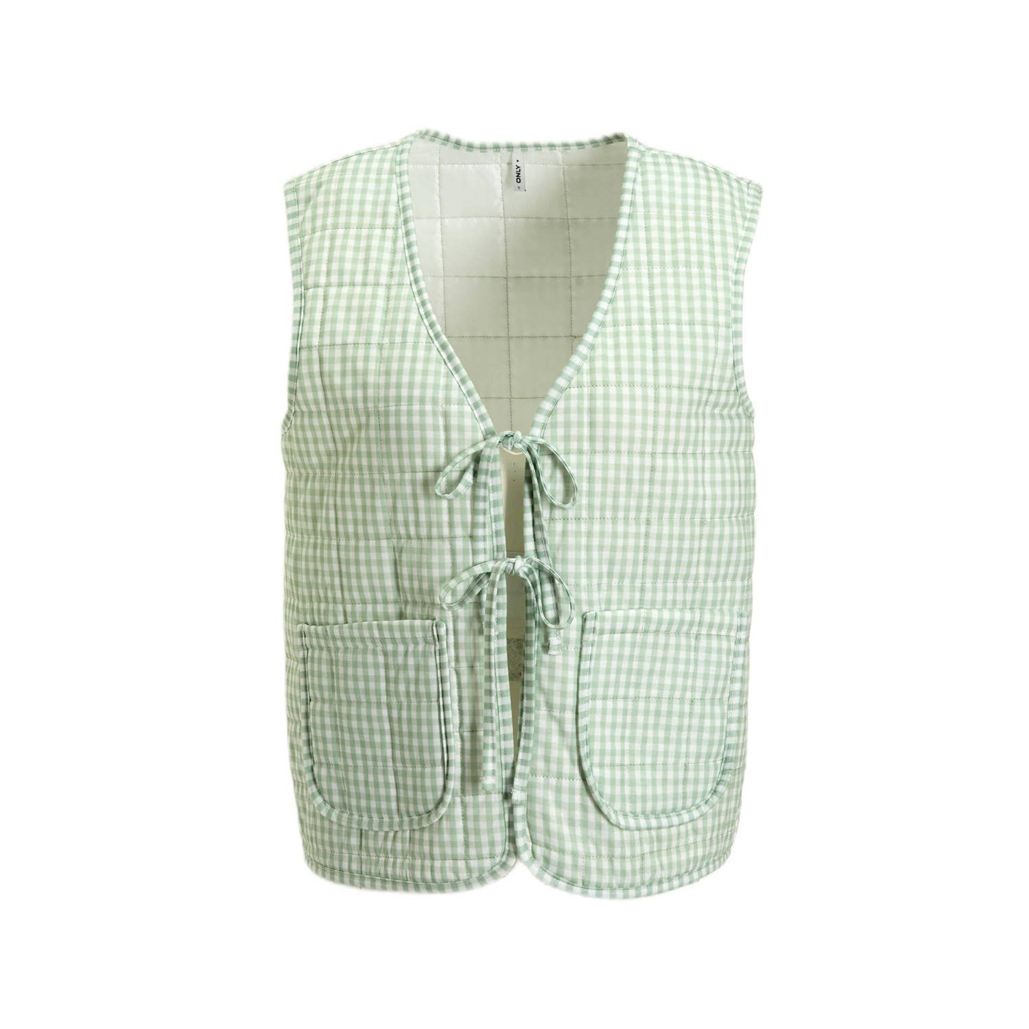 ONLY gilet lichtgroen