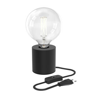 Calex Tafellamp Rond - E27 Fitting -  Zwart  