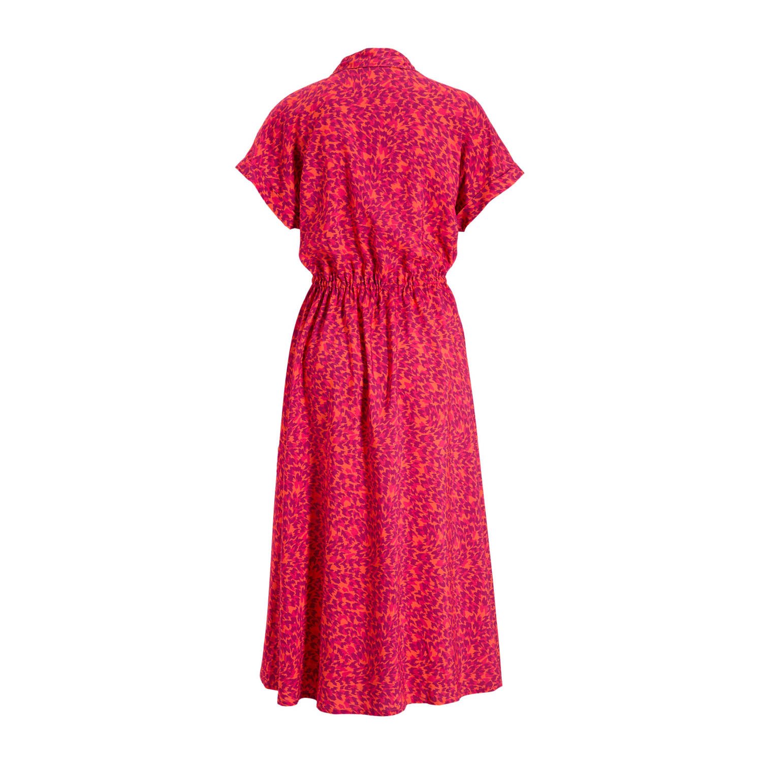 anytime blousejurk met all over print roze paars