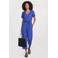 Anytime jumpsuit met linnen blauw