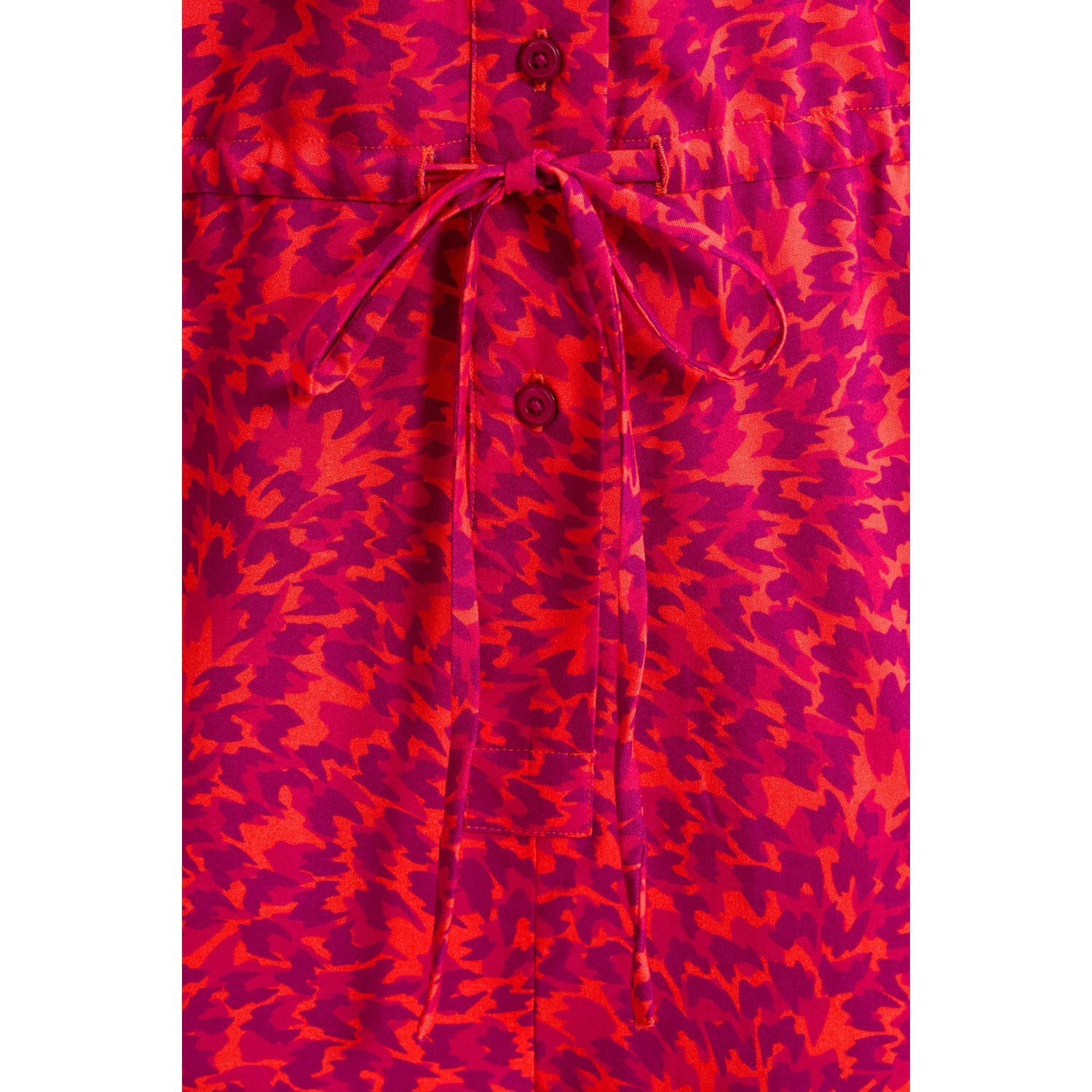 anytime playsuit met all over print roze paars