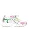 DWRS Isola chunky leren sneakers roze/groen