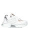 DWRS Pluto chunky leren sneakers wit/rosé