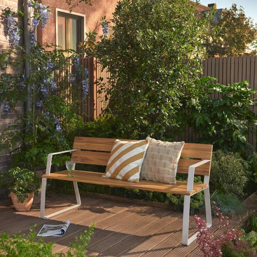 NOUS Garden parkbank Ovar - Beige/ naturel