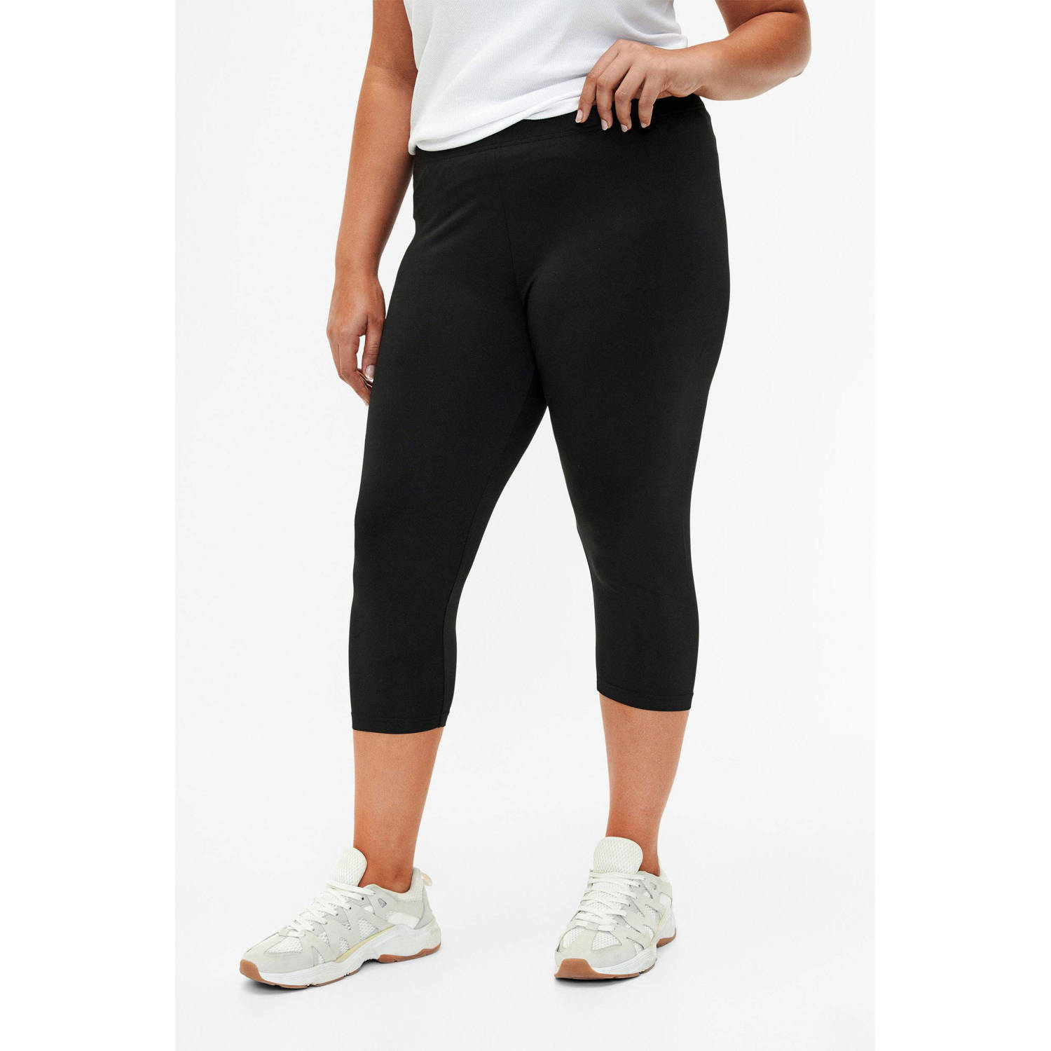 Zizzi 3 4 legging set van 2 zwart