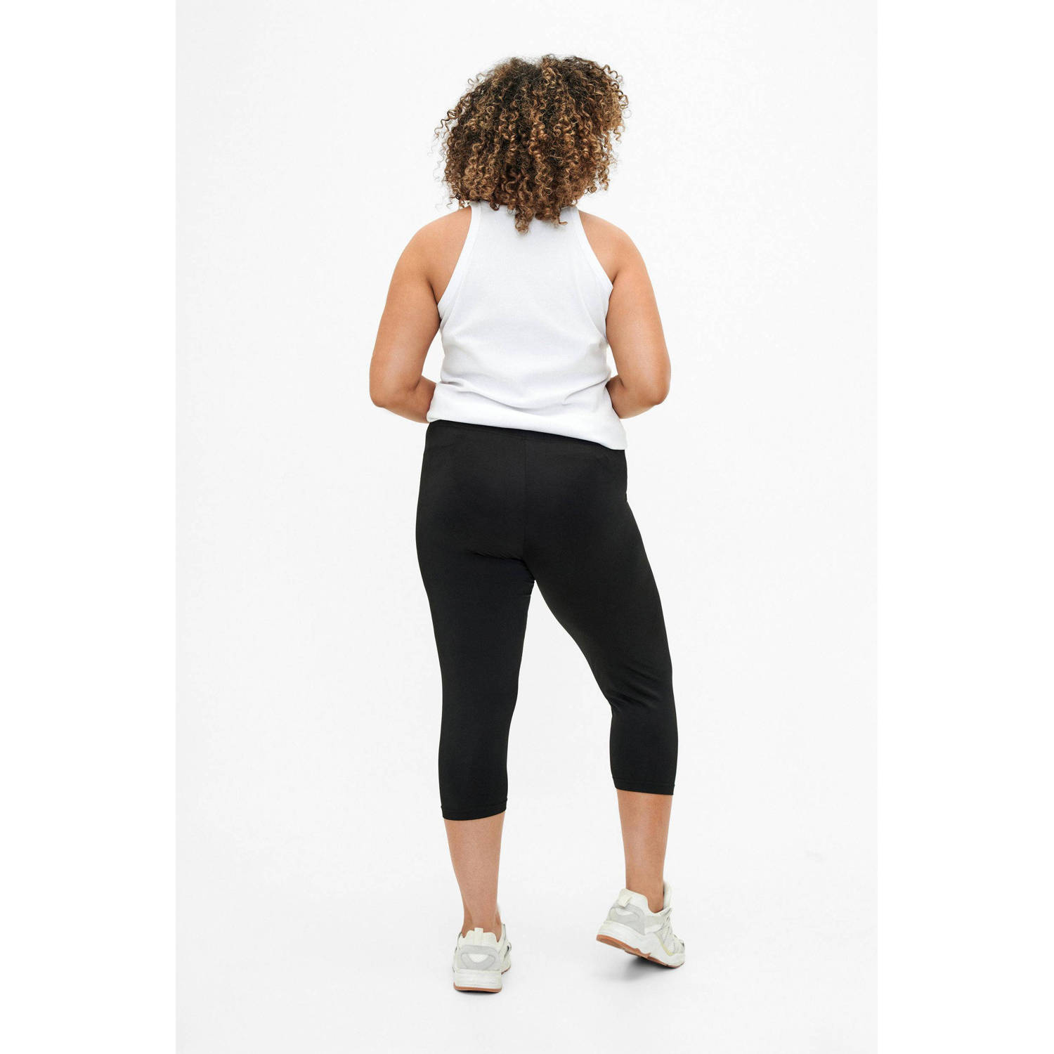 Zizzi 3 4 legging set van 2 zwart