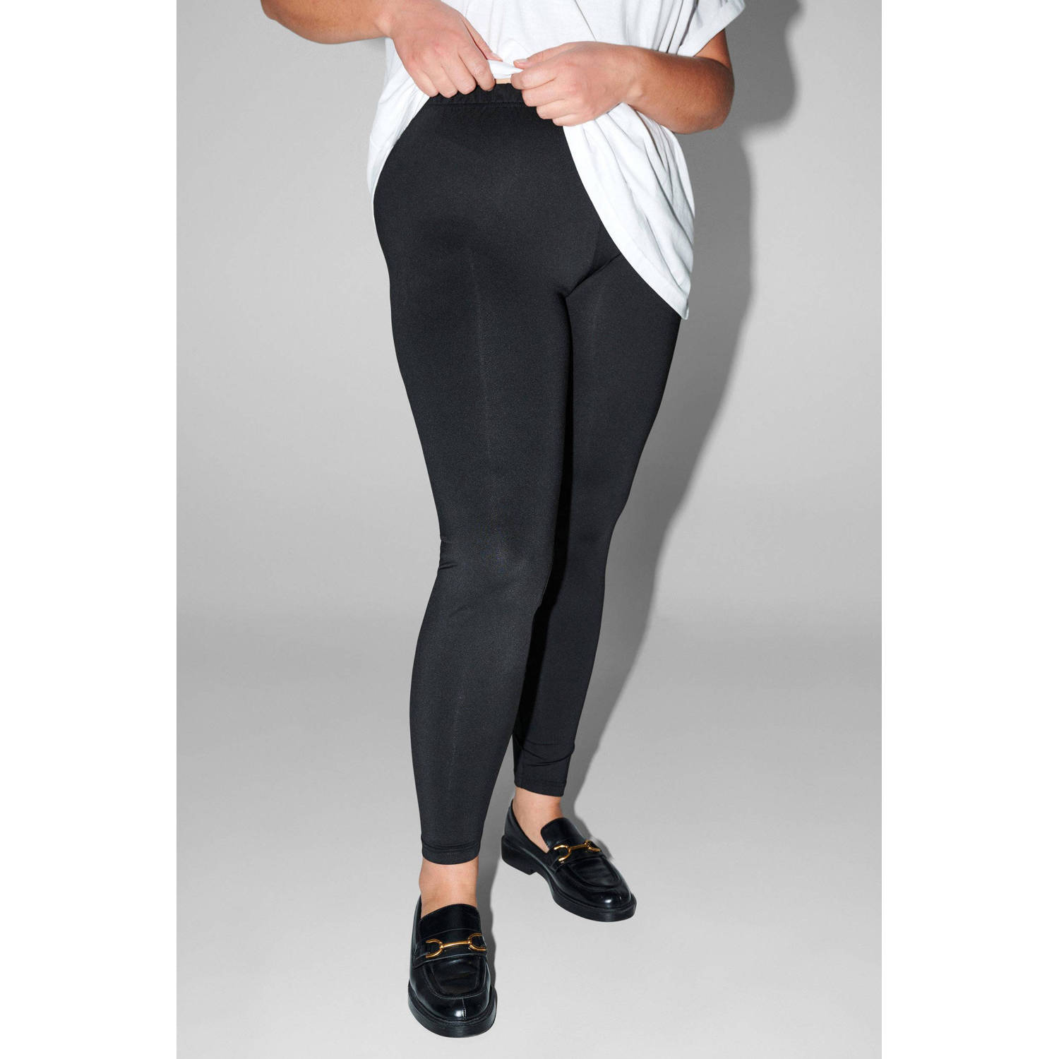 Zizzi legging set van 2 zwart