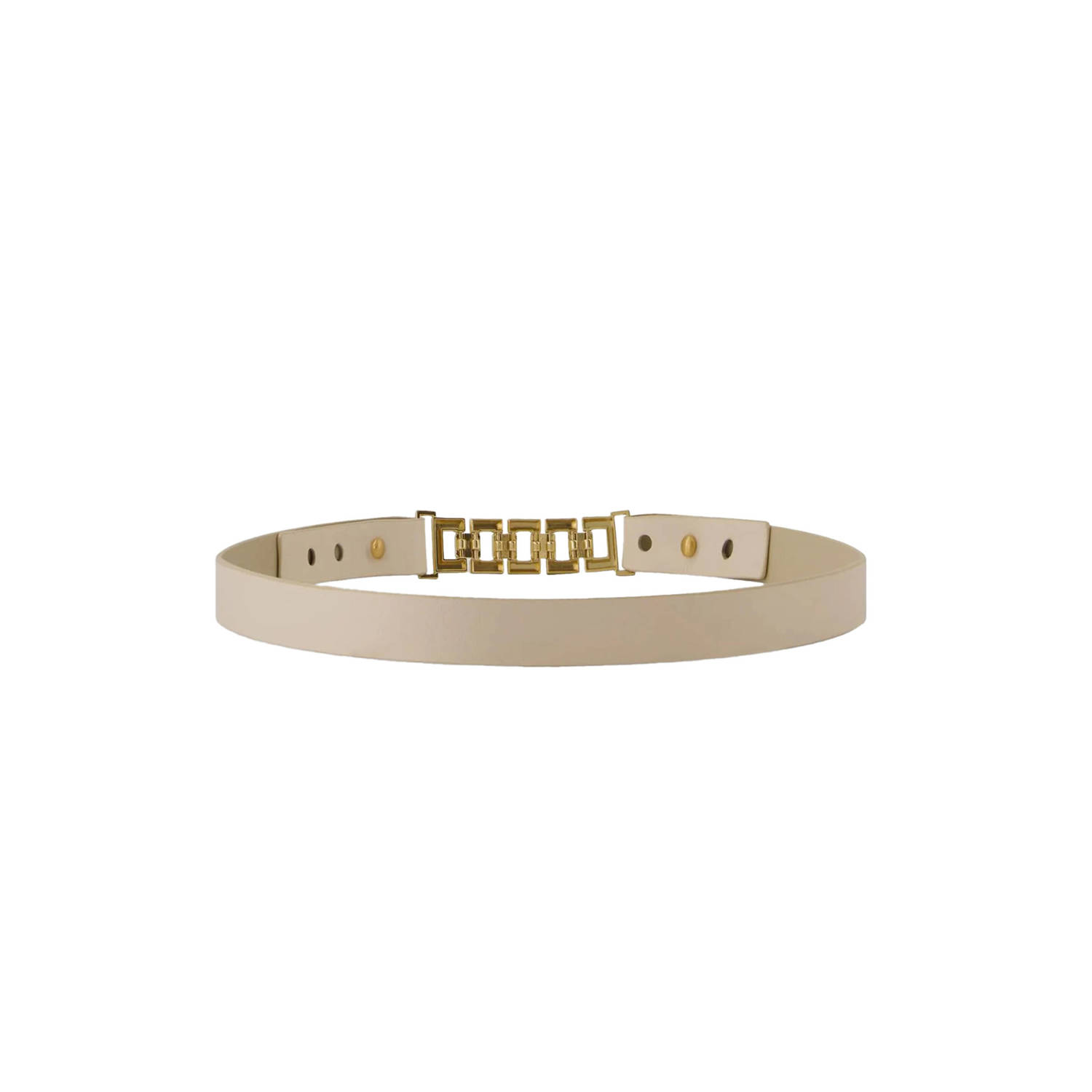 NIKKIE leren riem Imizu Hip beige