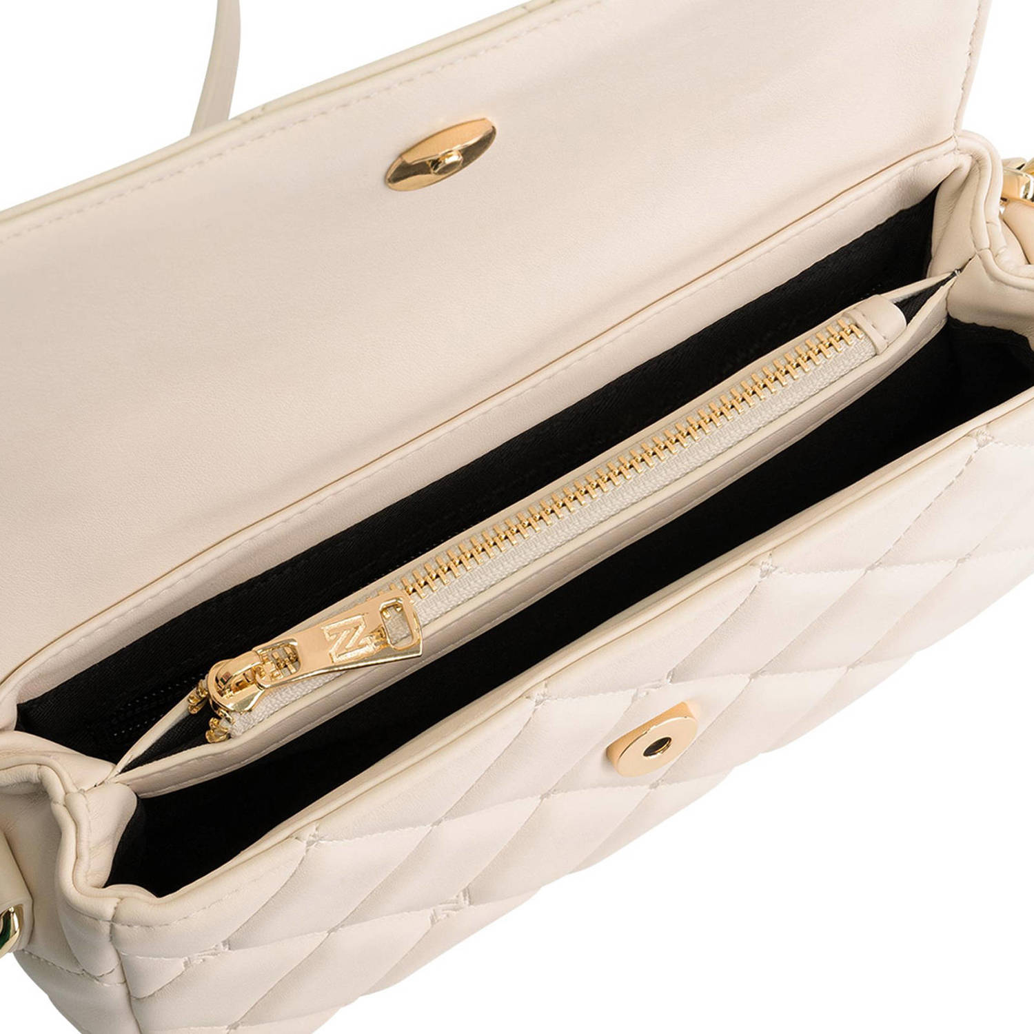 NIKKIE crossbody tas Ann Diamond ecru