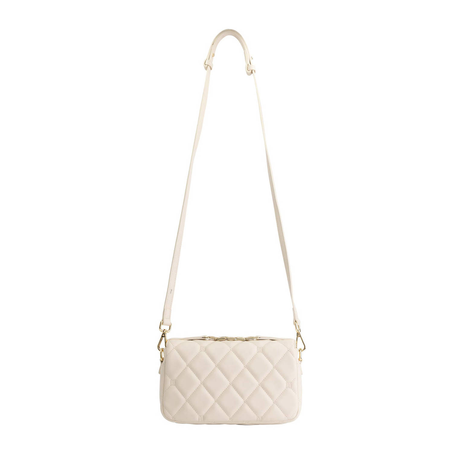 NIKKIE crossbody tas Ann Diamond ecru