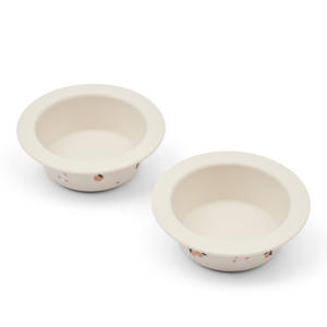 Peony Printed Suction Bowl 2-Pack