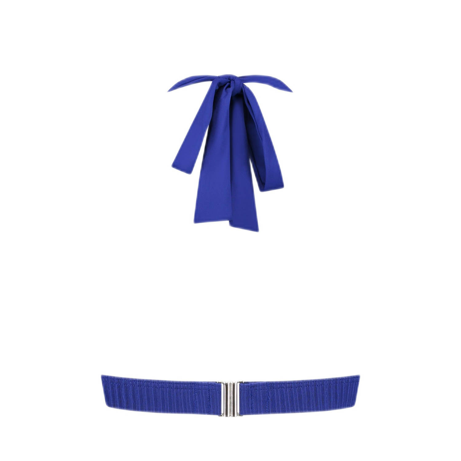 Cyell voorgevormde halter bikinitop donkerblauw