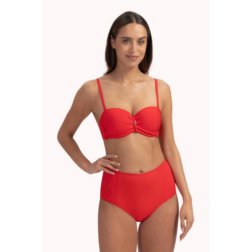 Cyell high waist bikinibroekje rood afbeelding