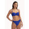 Cyell voorgevormde strapless bandeau bikinitop donkerblauw
