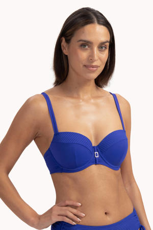 voorgevormde beugel bikinitop donkerblauw