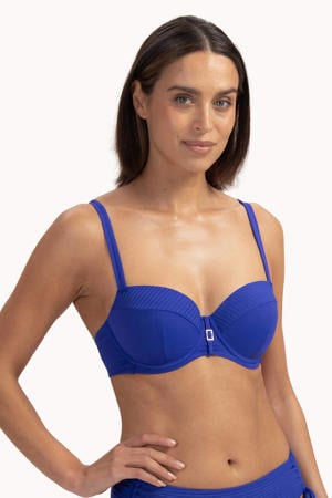 voorgevormde beugel bikinitop donkerblauw