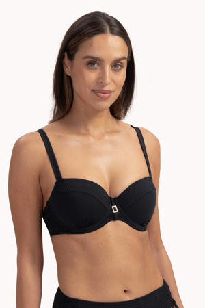 voorgevormde beugel bikinitop zwart