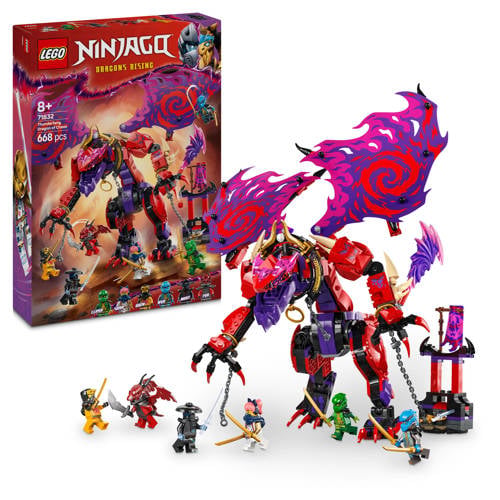 LEGO Ninjago Bliksemtand Draak van Chaos ninjaset 71832 afbeelding