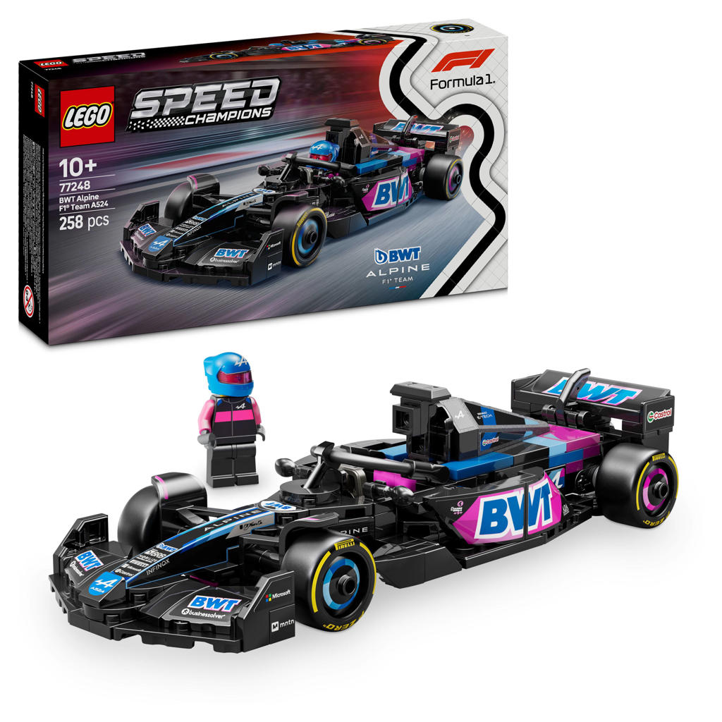 LEGO Speed Champions BWT Alpine F1® Team A524 racewagen 77248