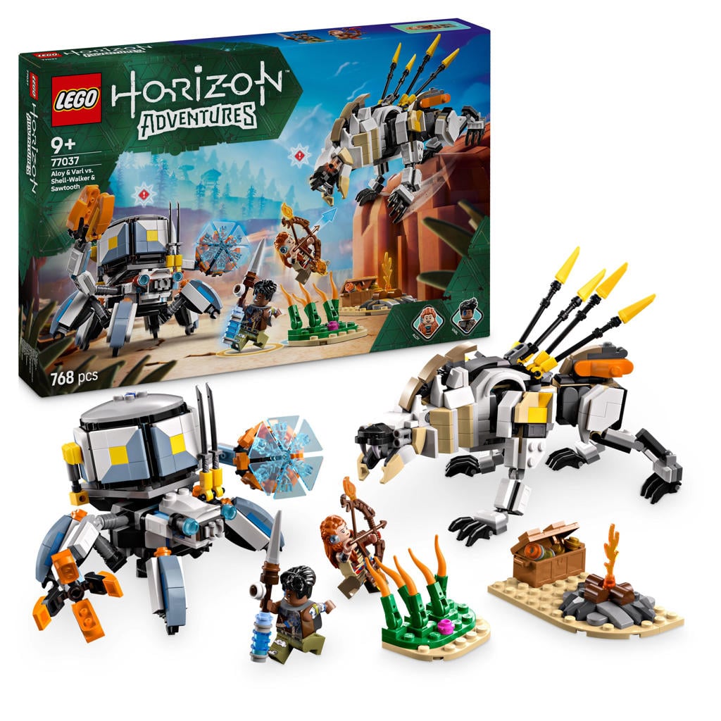 LEGO Horizon Adventures™ Aloy en Varl vs. Shell-Walker en Sawtooth 77037