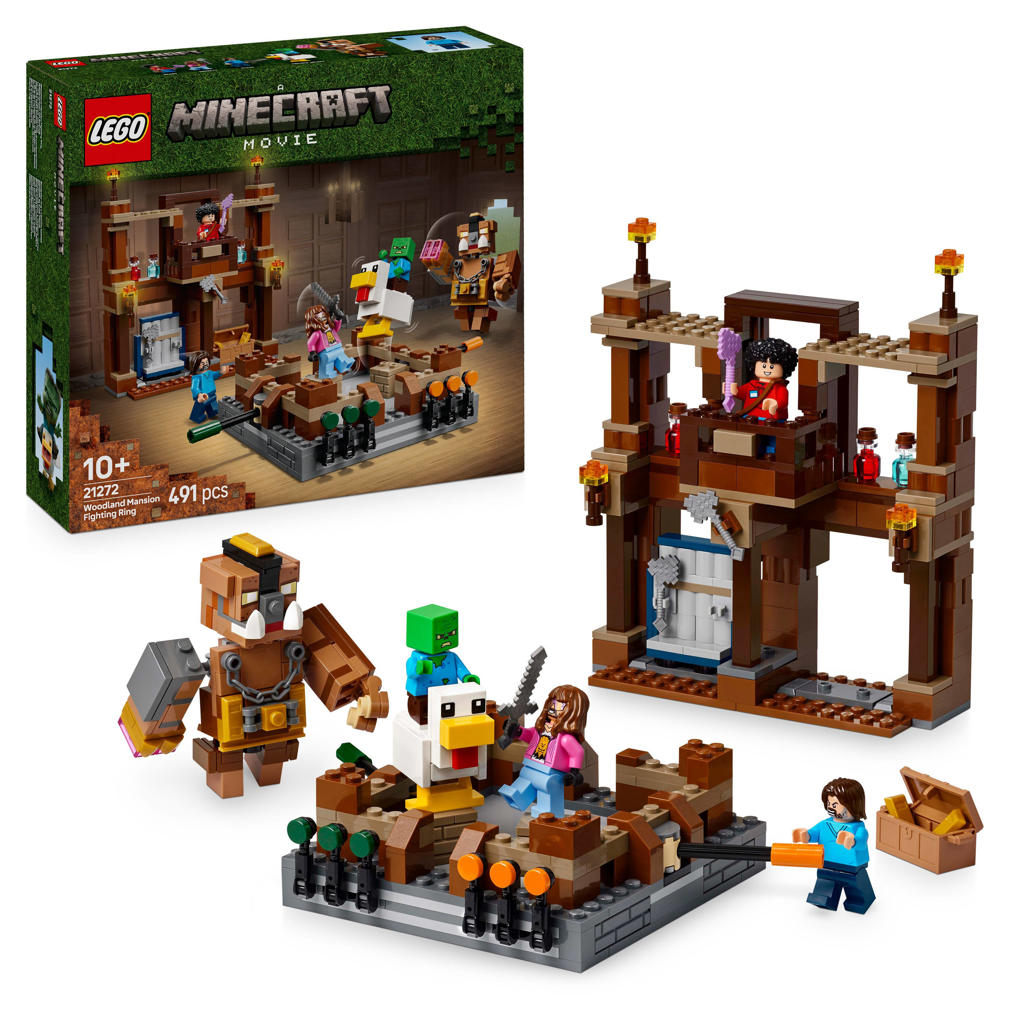 LEGO Minecraft De Arena bij het Boslandhuis 21272