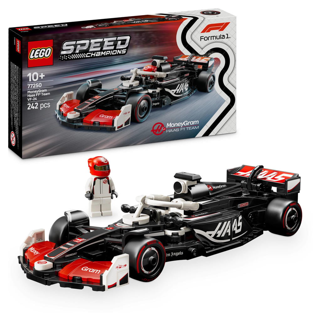 LEGO Speed Champions MoneyGram Haas F1® Team VF-24 racewagen 77250