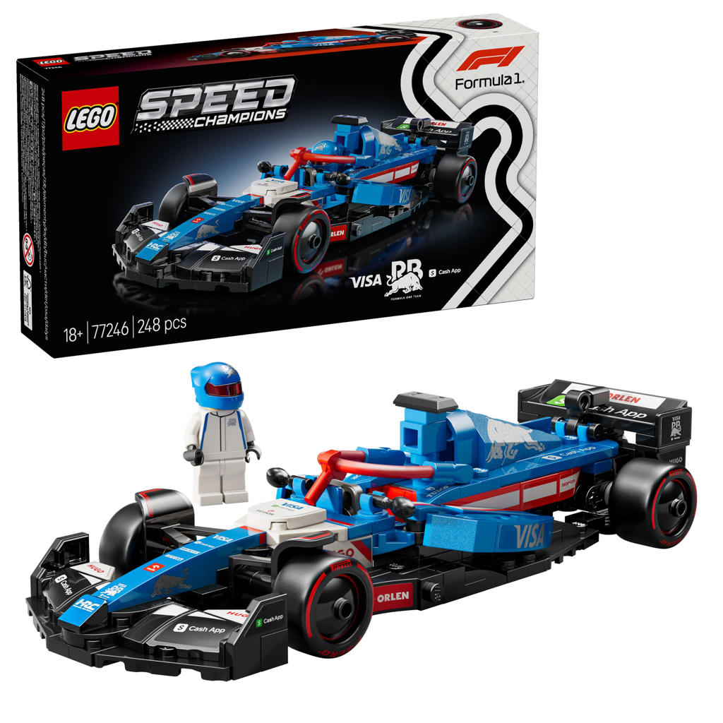 LEGO Speed Champions Visa Cash App RB VCARB 01 F1® racewagen 77246