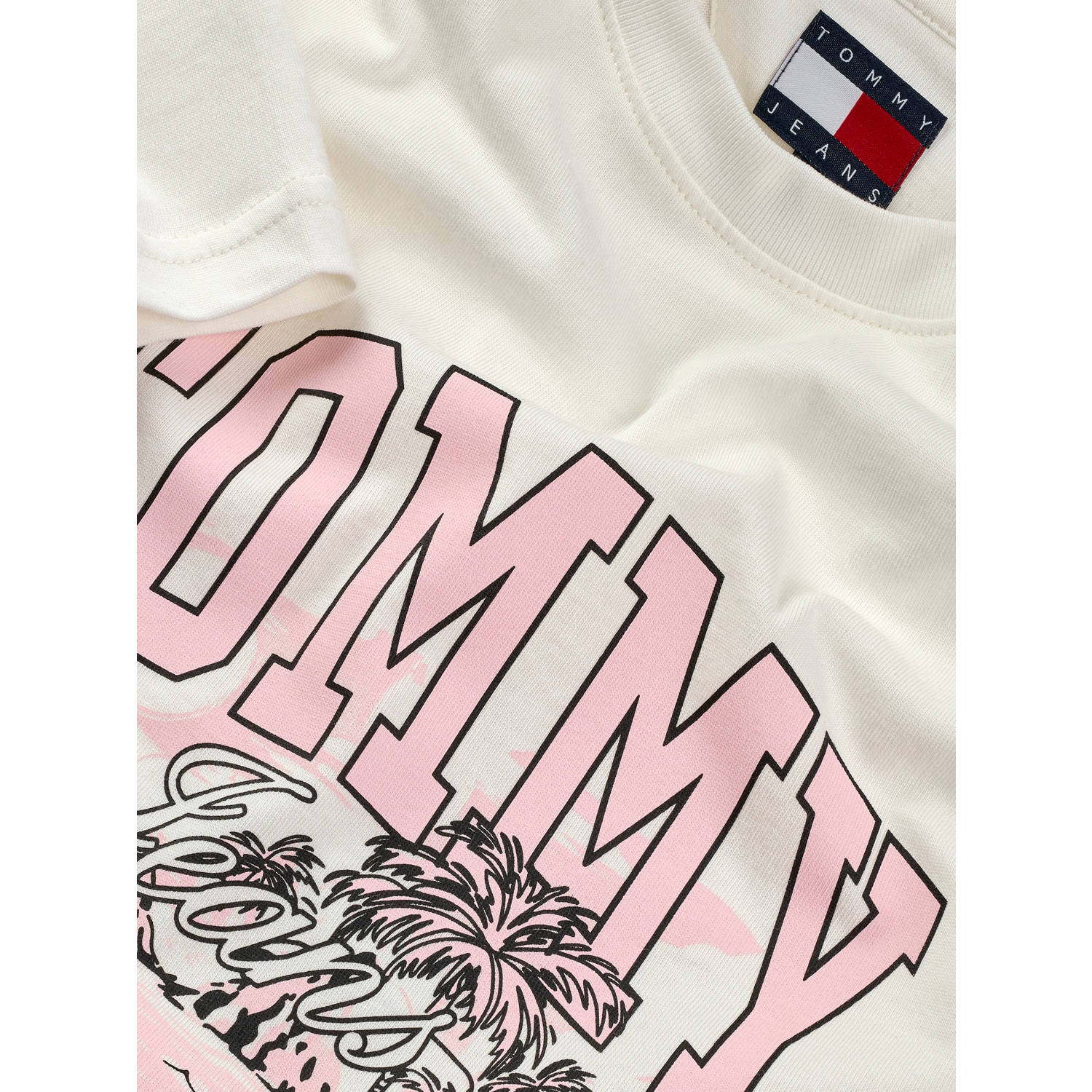 Tommy Jeans T-shirt ecru