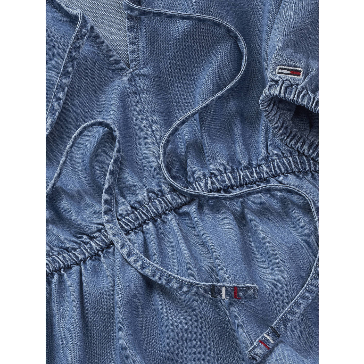 Tommy Jeans korte jurk medium blue denim