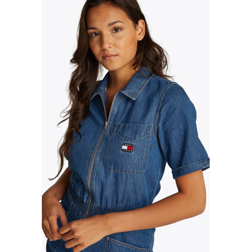 Tommy Jeans playsuit medium blue denim afbeelding