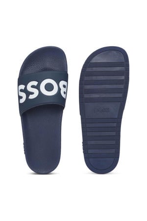 badslippers donkerblauw