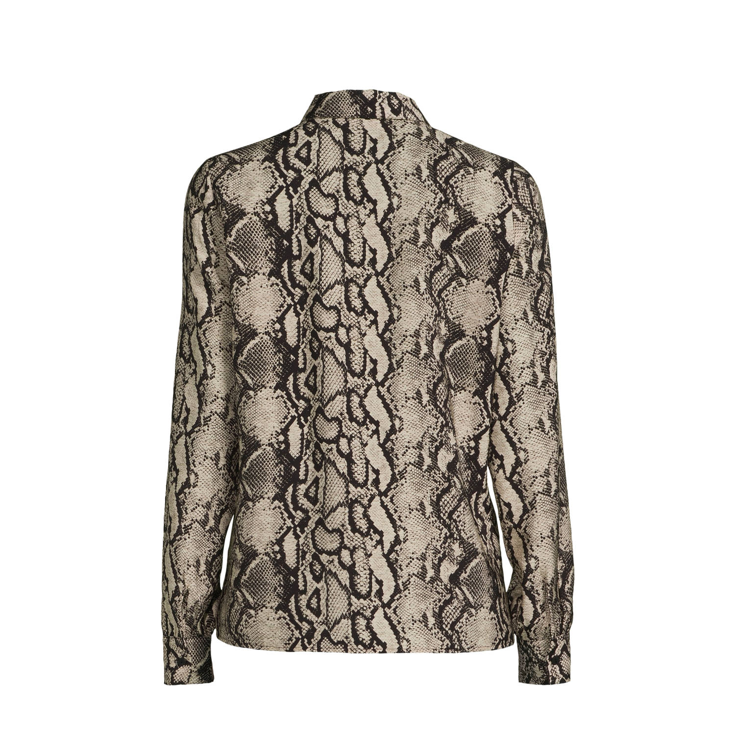 Geisha blouse bruin