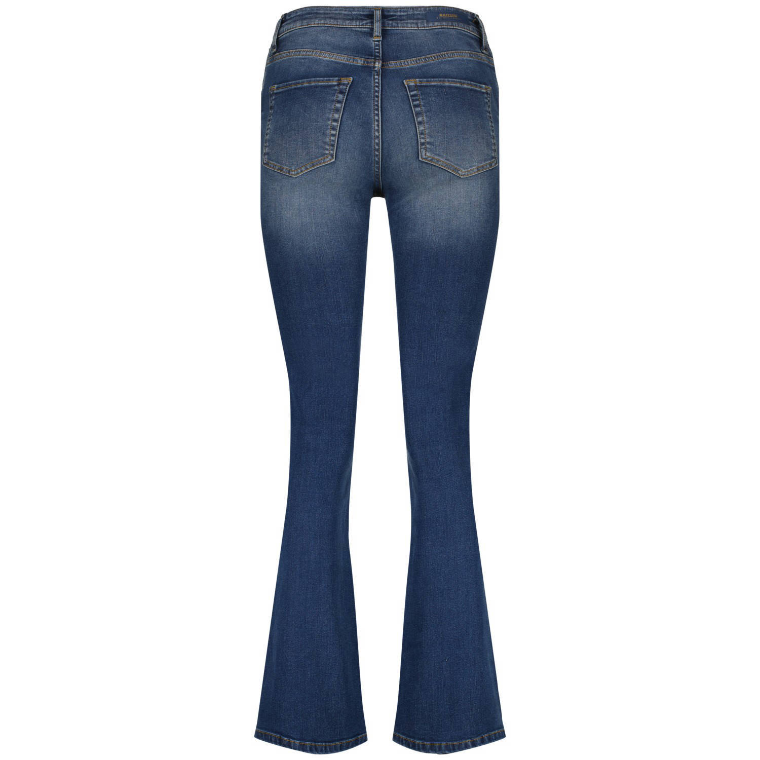 Raizzed high waist flared jeans Faye dark blue denim