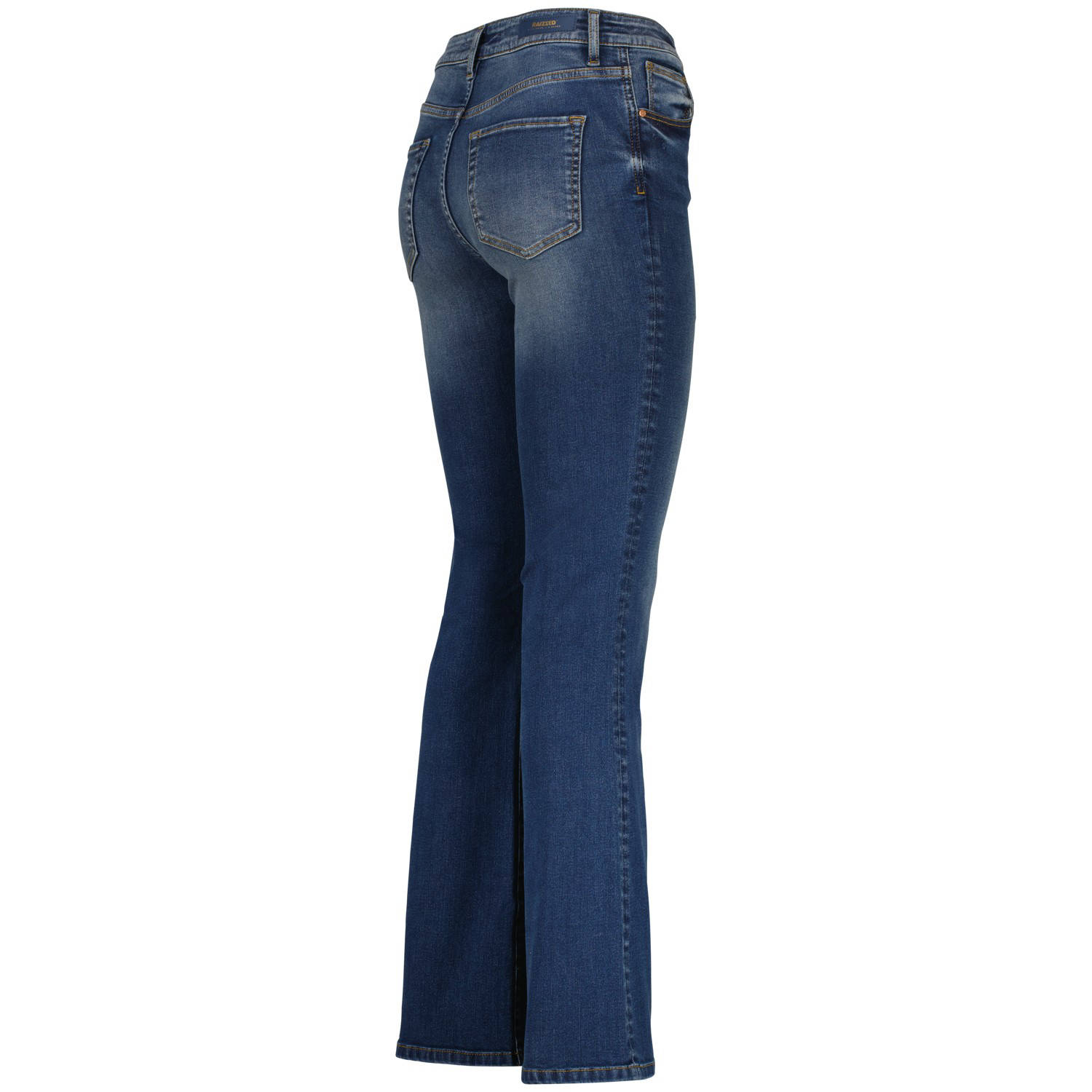 Raizzed high waist flared jeans Faye dark blue denim