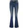 Raizzed high waist flared jeans Faye dark blue denim