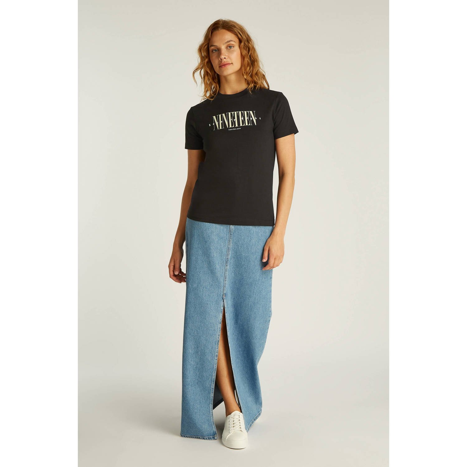 CALVIN KLEIN JEANS T-shirt zwart