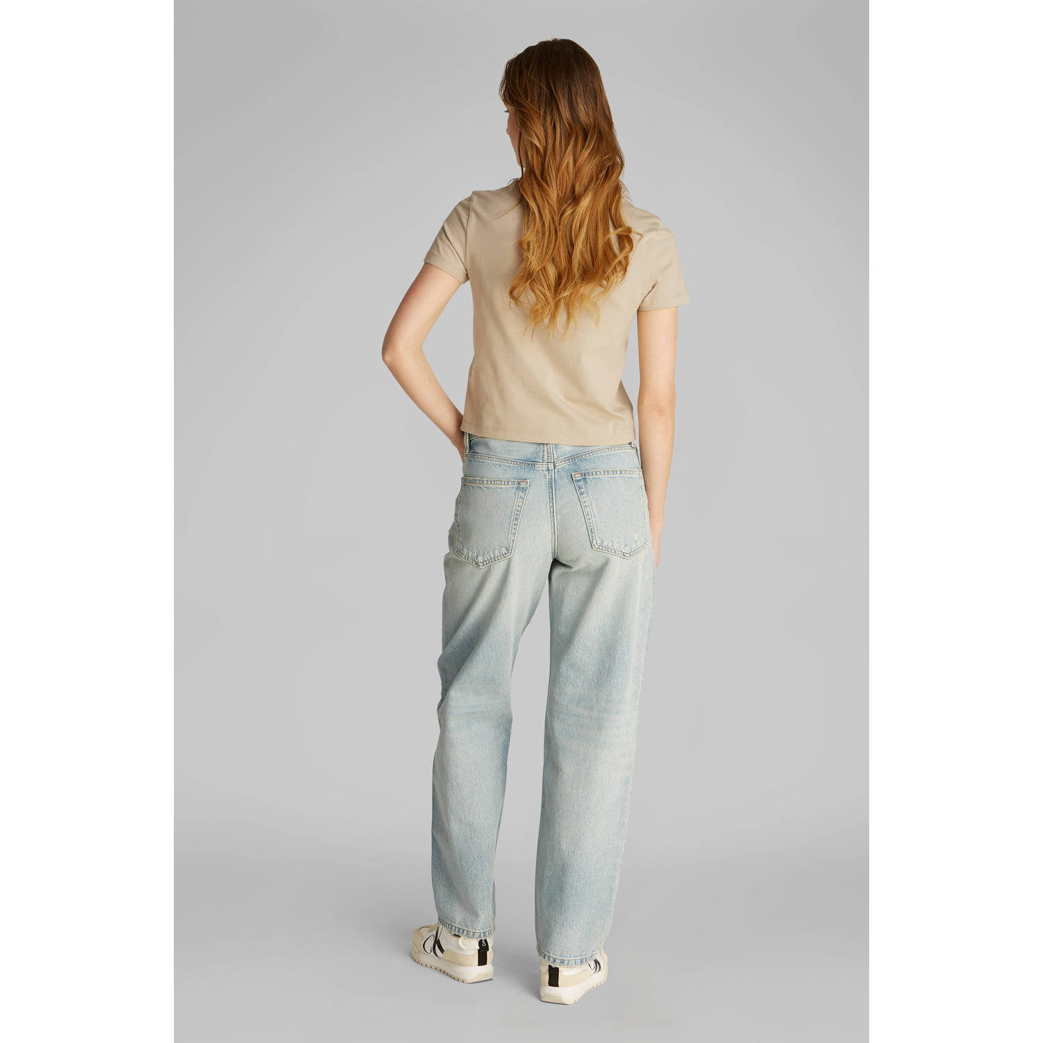 CALVIN KLEIN JEANS T-shirt beige