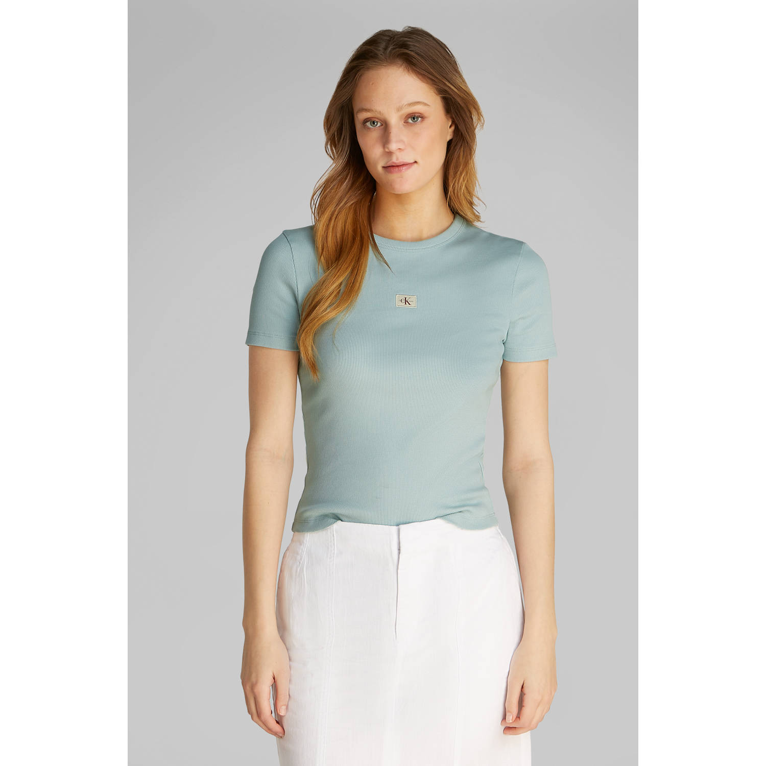 CALVIN KLEIN JEANS T-shirt blauw